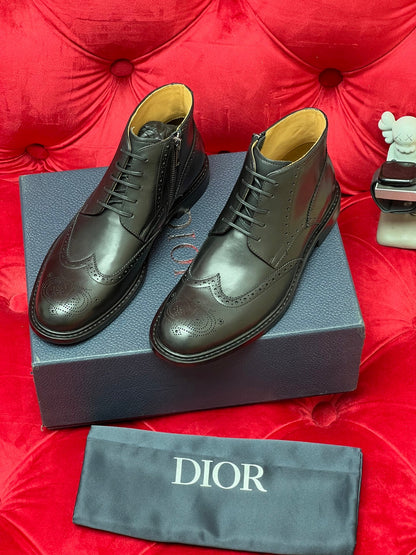 CD leather shoes