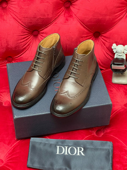 CD leather shoes