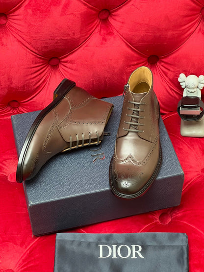 CD leather shoes
