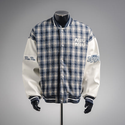 Miu 25fw splicing jacket
