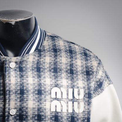 Miu 25fw splicing jacket