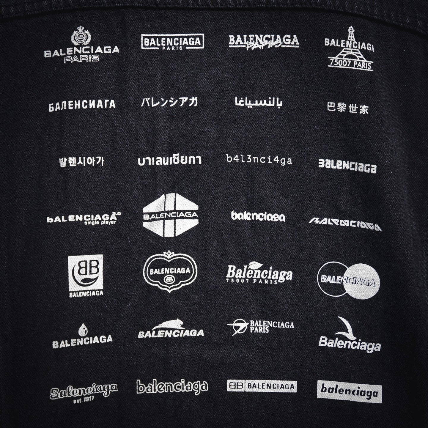 Balen 25fw denim jacket