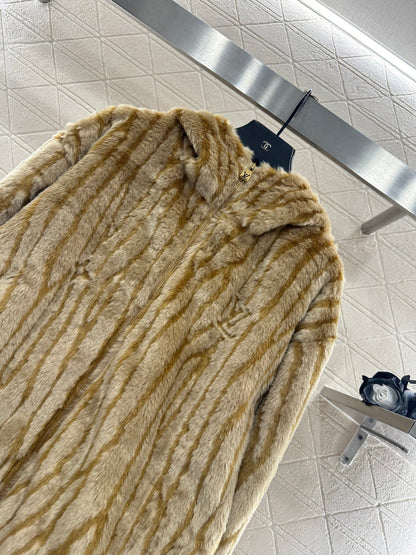 Hooded suede jacket