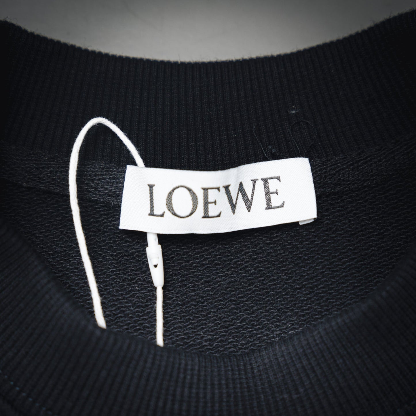 Loe 25fw embroidered sweatshirt