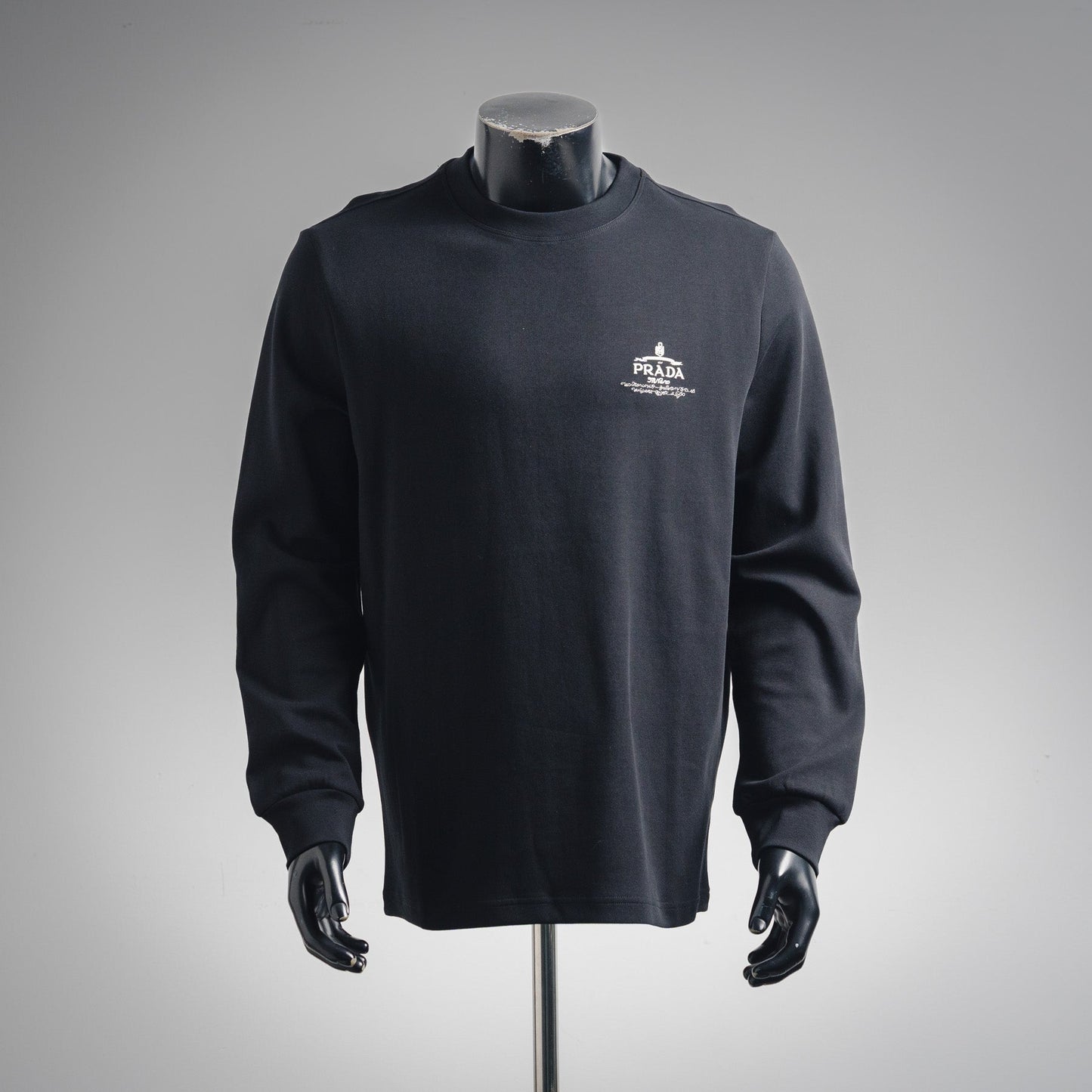 Pra 25fw embroidered sweatshirt