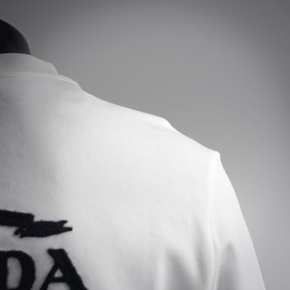 Pra 25fw embroidered sweatshirt
