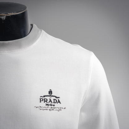 Pra 25fw embroidered sweatshirt