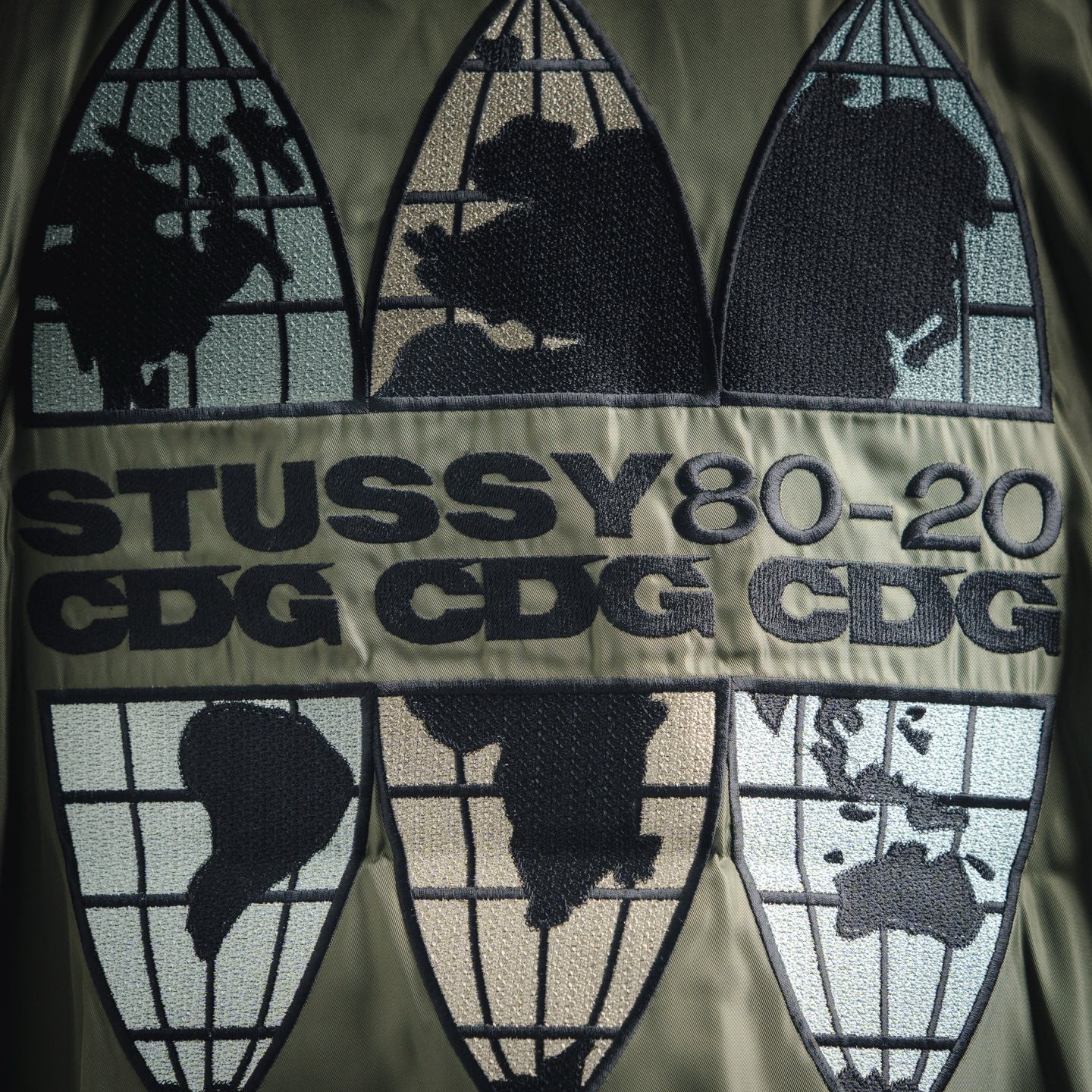 Stussy 25fw embroidered jacket