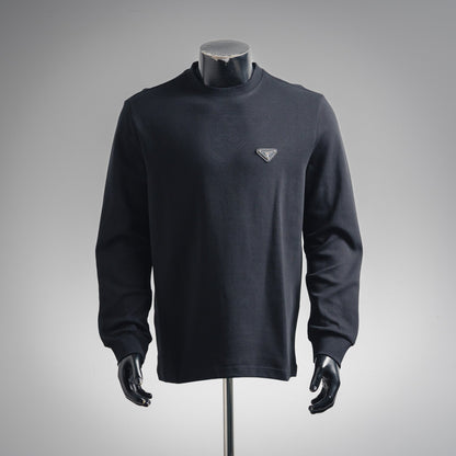 Pra 25fw embroidered sweatshirt