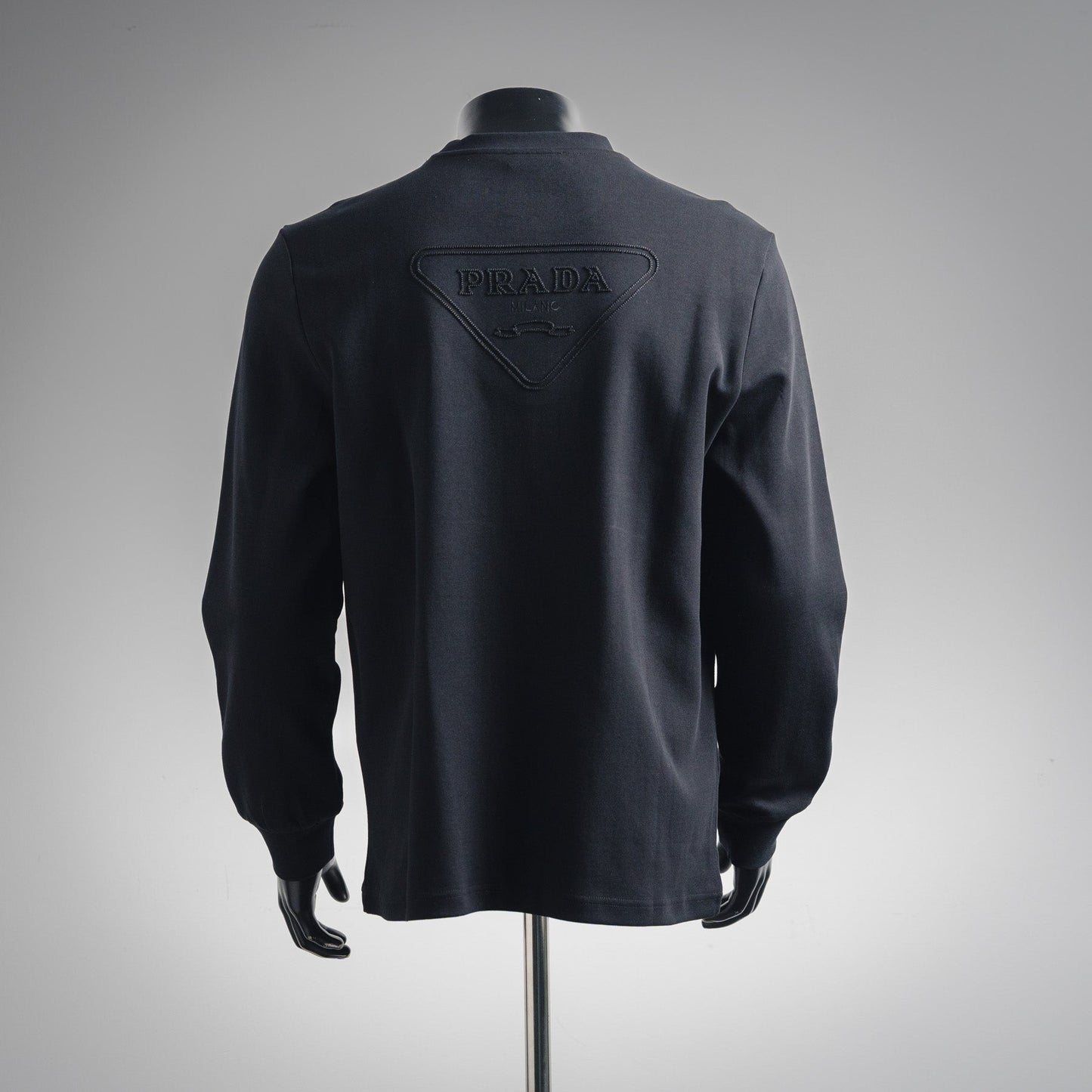 Pra 25fw embroidered sweatshirt