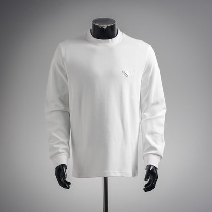 Pra 25fw embroidered sweatshirt