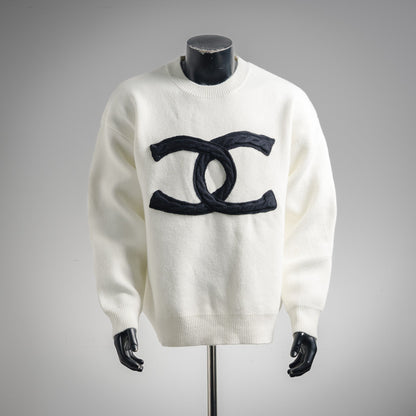 Chan 25fw jacquard sweater