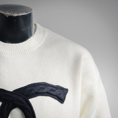 Chan 25fw jacquard sweater