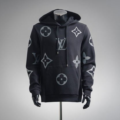 Louis 25fw printed hoodie