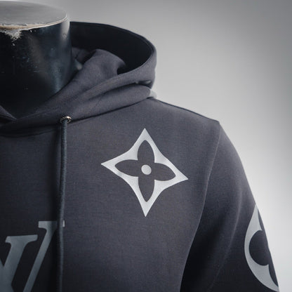Louis 25fw printed hoodie