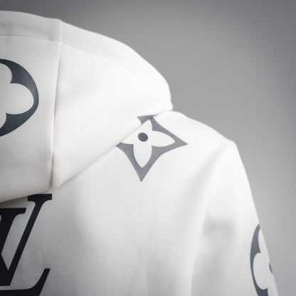 Louis 25fw printed hoodie