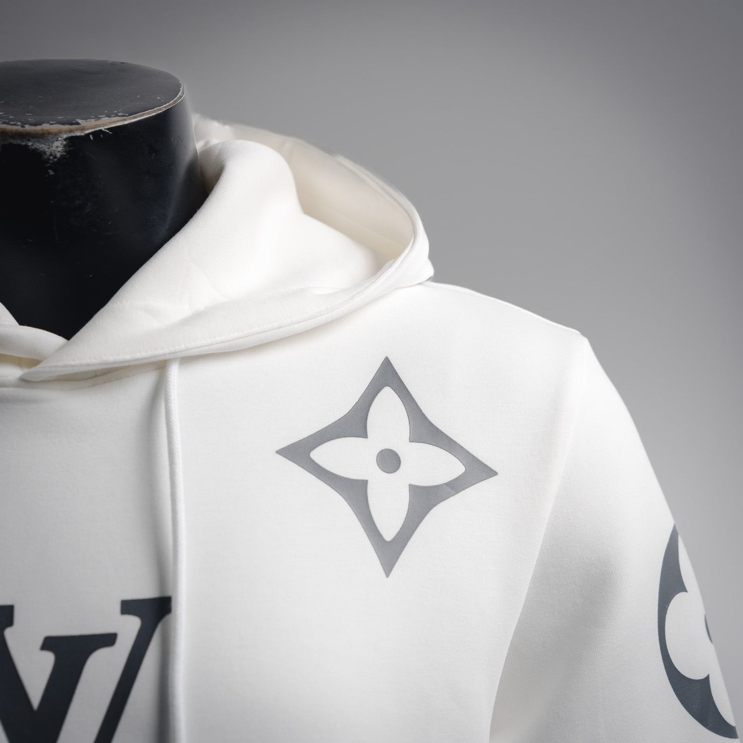 Louis 25fw printed hoodie