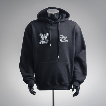 Louis 25fw printed hoodie