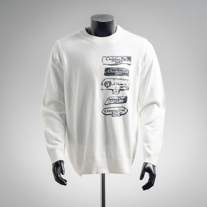 CD 25fw embroidered sweater