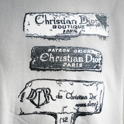 CD 25fw embroidered sweater