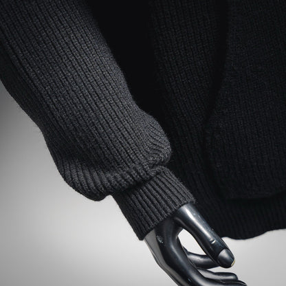 Cel 25fw knitted hoodie