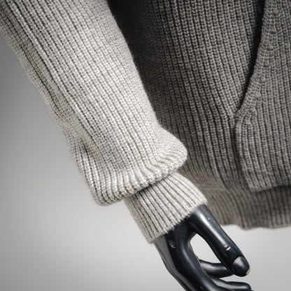 Cel 25fw knitted hoodie