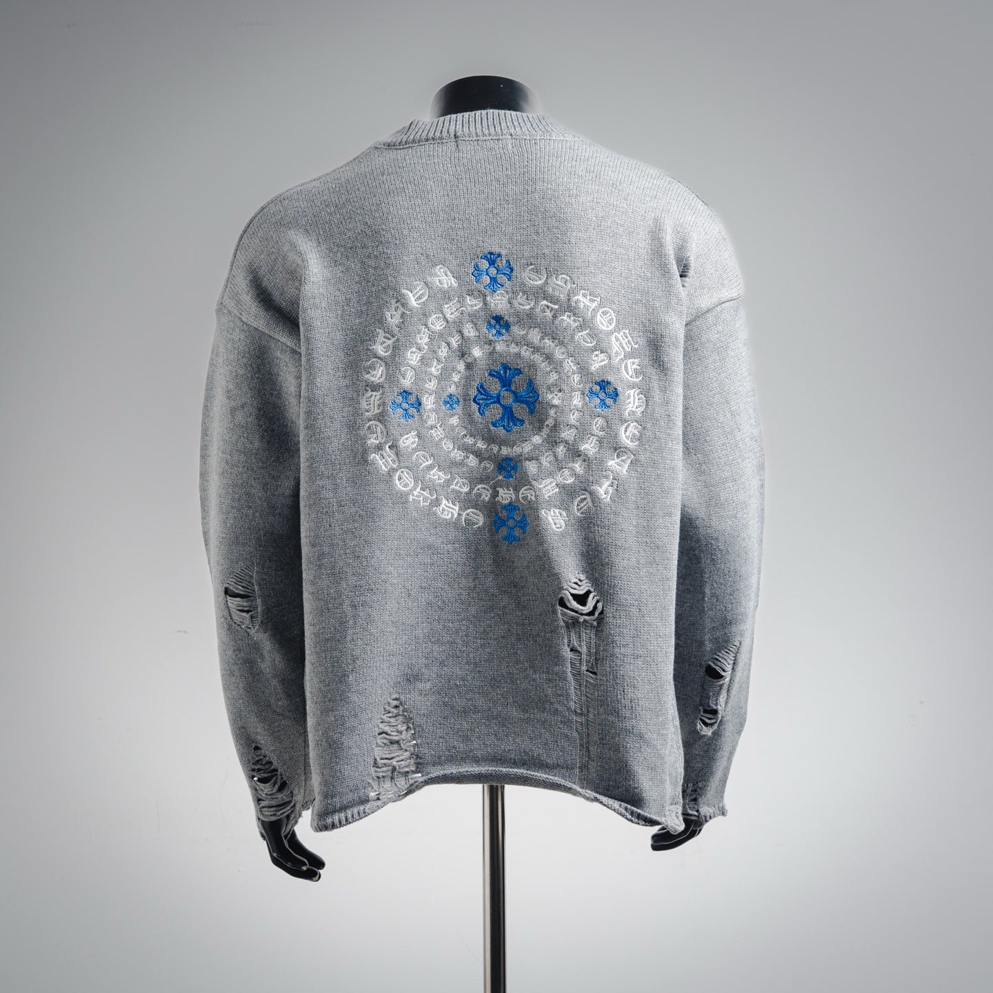 Chrome 25fw embroidered sweater