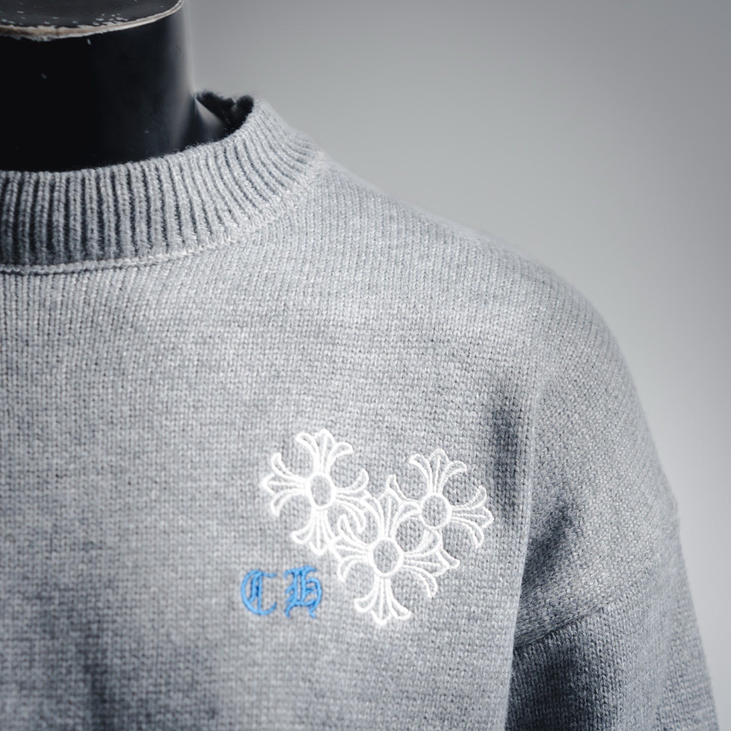 Chrome 25fw embroidered sweater