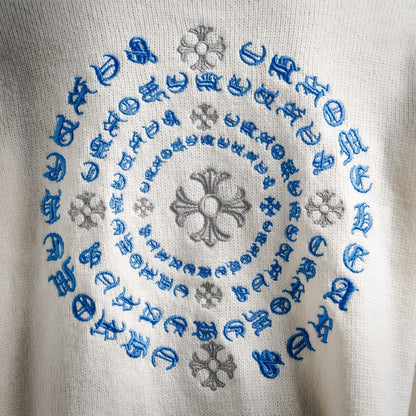 Chrome 25fw embroidered sweater