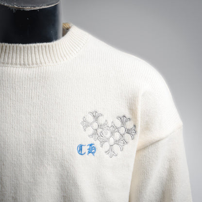 Chrome 25fw embroidered sweater