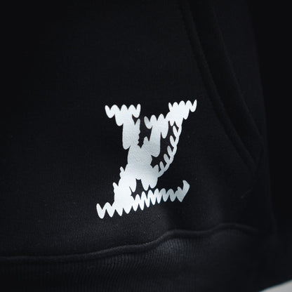 Louis 25fw printed hoodie