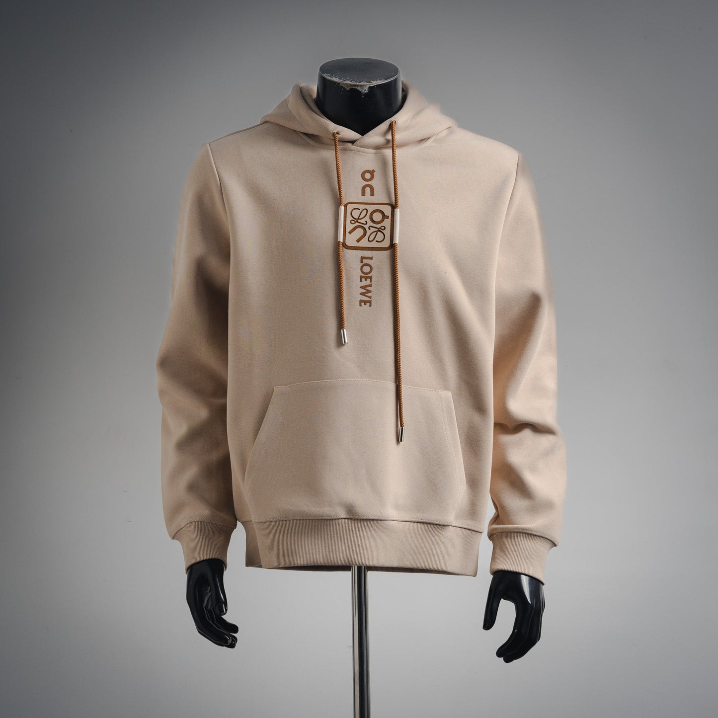 Loe 25fw printed hoodie
