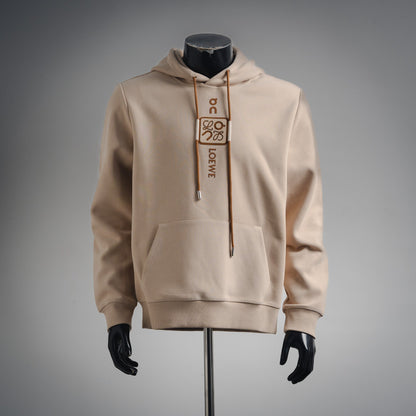 Loe 25fw printed hoodie