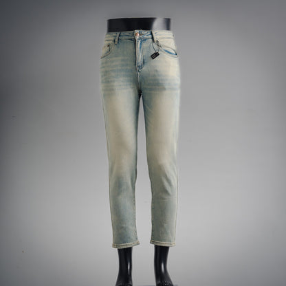 Loe 25fw embroidered jeans