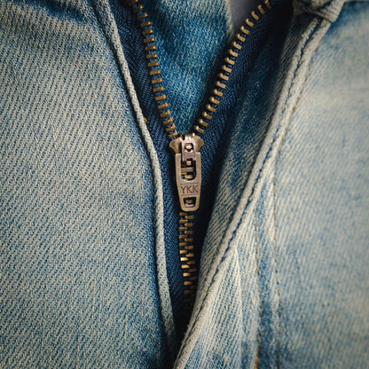 Loe 25fw embroidered jeans