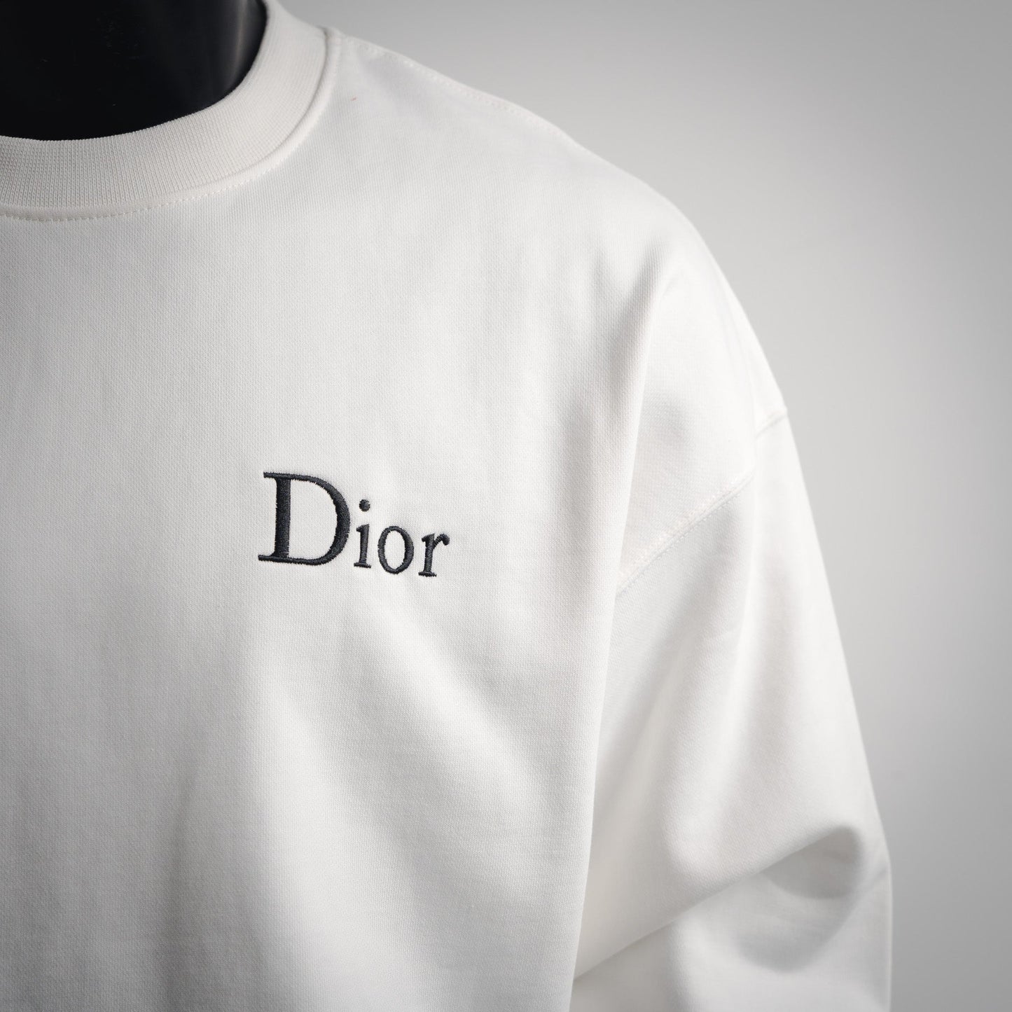 CD 25fw embroidered sweatshirt