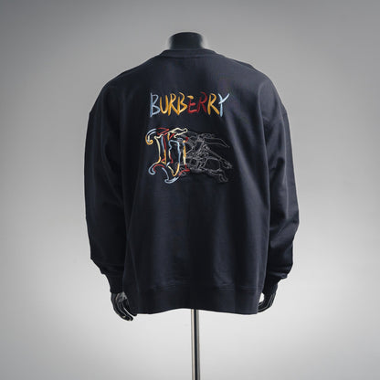 Burbery 25fw embroidered sweatshirt