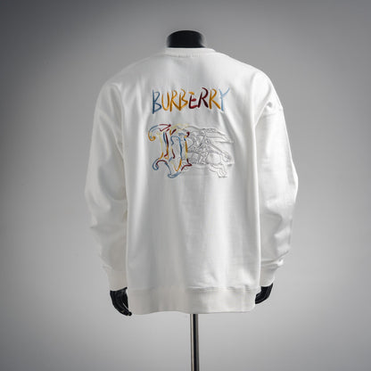 Burbery 25fw embroidered sweatshirt
