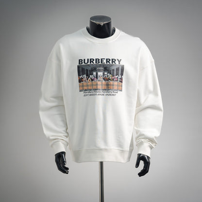 Burbery 25fw printed sweatshirt