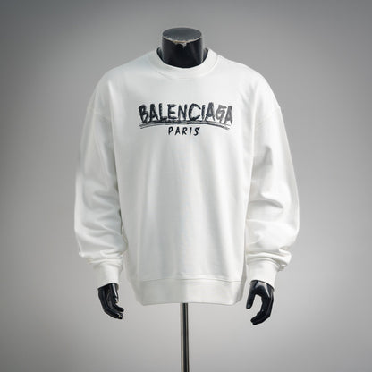 Balen 25fw printed sweatshirt