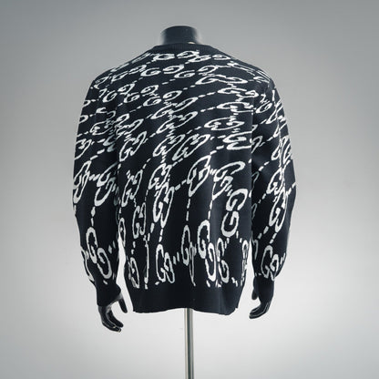 Guc 25fw jacquard sweater