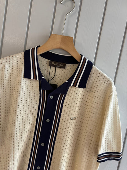 Loro 25fw jacquard t-shirt