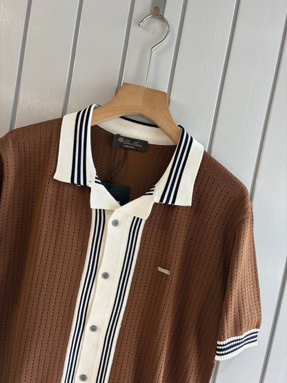 Loro 25fw jacquard t-shirt