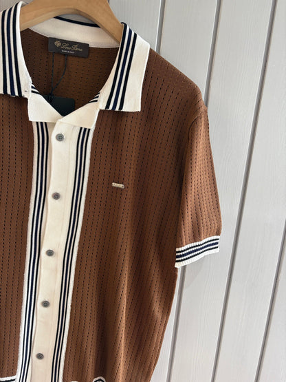 Loro 25fw jacquard t-shirt