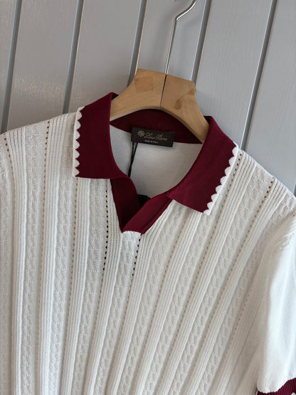 Loro 25fw jacquard t-shirt
