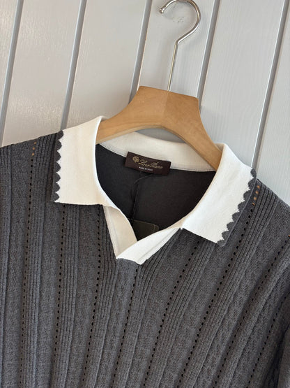 Loro 25fw jacquard t-shirt
