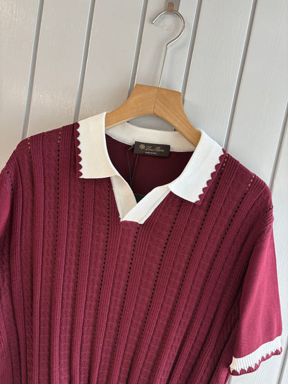 Loro 25fw jacquard t-shirt