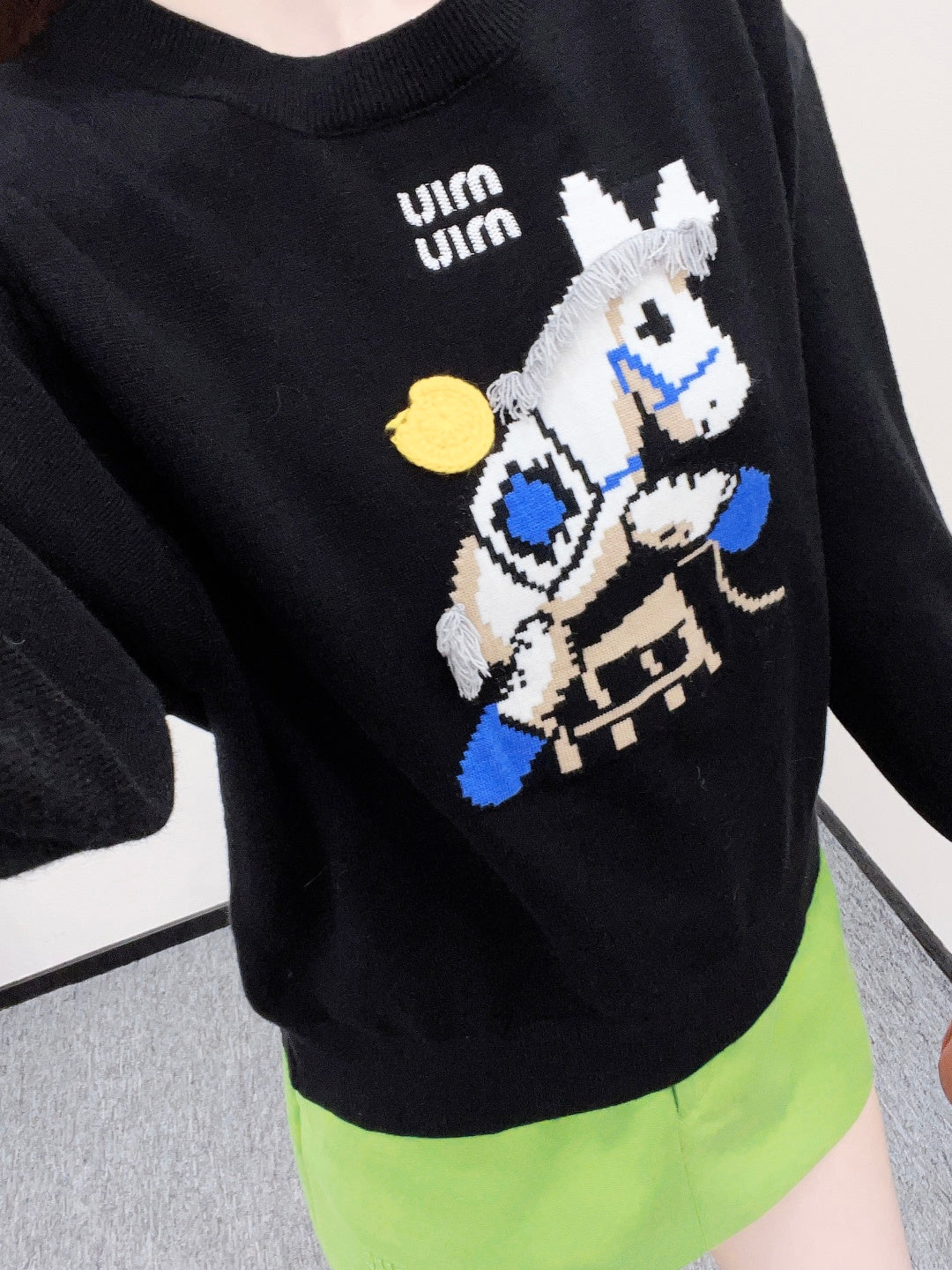 Jacquard Horse-Year Knit Sweater