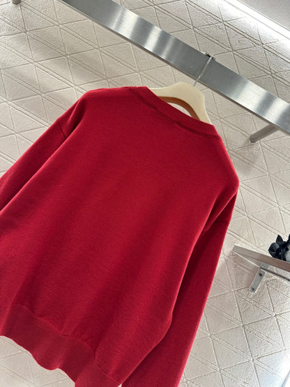 Jacquard Horse-Year Knit Sweater
