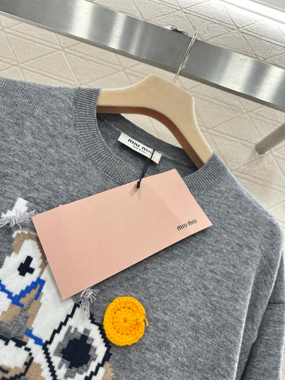 Jacquard Horse-Year Knit Sweater